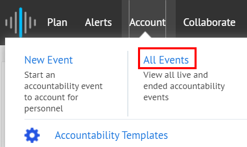 Step 2: Click All Events