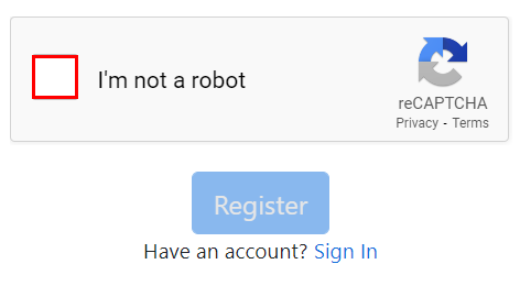 Step 4: Complete reCAPTCHA