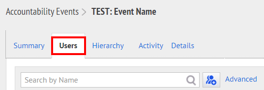 Step 4: Click the Users tab