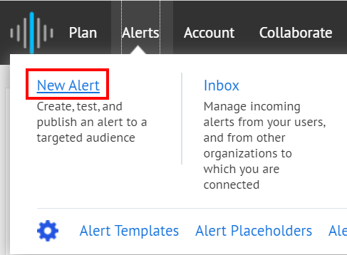 Step 2: Click New Alert