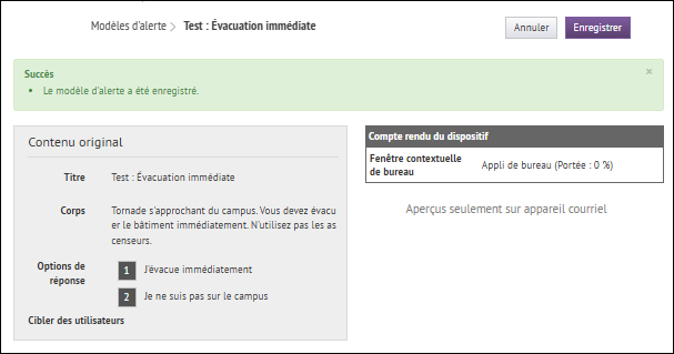 Étape  12 : Le tour est joué !