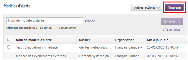 Étape 3 : Cliquez sur Nouveau