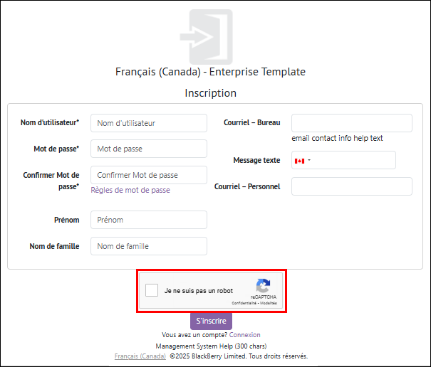 Étape 4 : Complétez un captcha