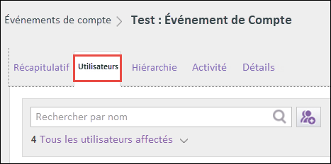 Étape 4 : Cliquez sur l'onglet Utilisateurs