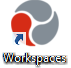 The shortcut to the BlackBerry Workspaces folder icon