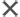 the x icon