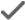 el icono de marca de verificación