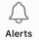 The Alerts icon